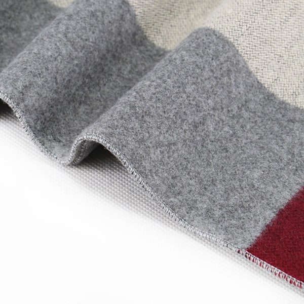 Herrar Lyxigt Märke Vinterhalsduk | Herrhalsduk Rutiga Kashmir | Herrar Lyxigt Märke Halsdukar - Halsduk Design Q-04 180cm