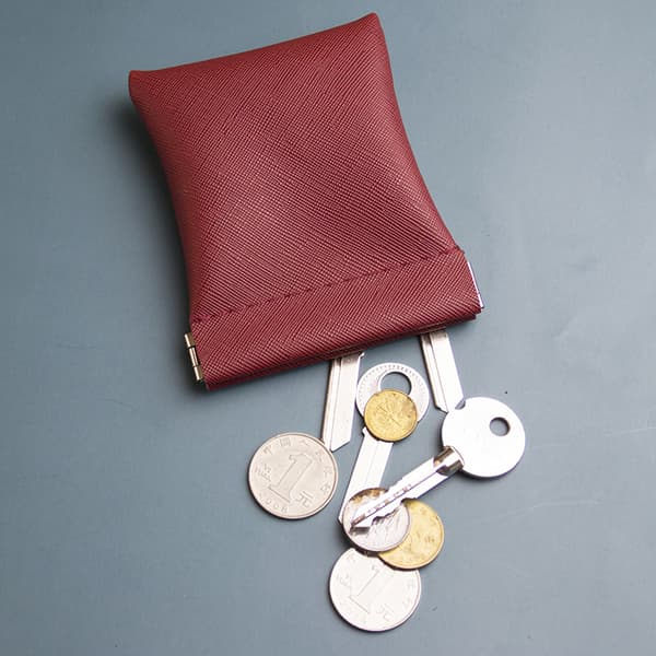 Key Case Coin Small Storage Wallet Cross Pattern Pickup Bag Novelty