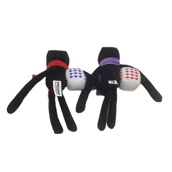 Minecraft Enderman plysj sort/lilla 26 cm