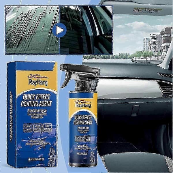 2025 Ny Bil Coating Spray, 3 i 1 Multifunksjonell Hurtigvirkende Coating Agent 5pcs