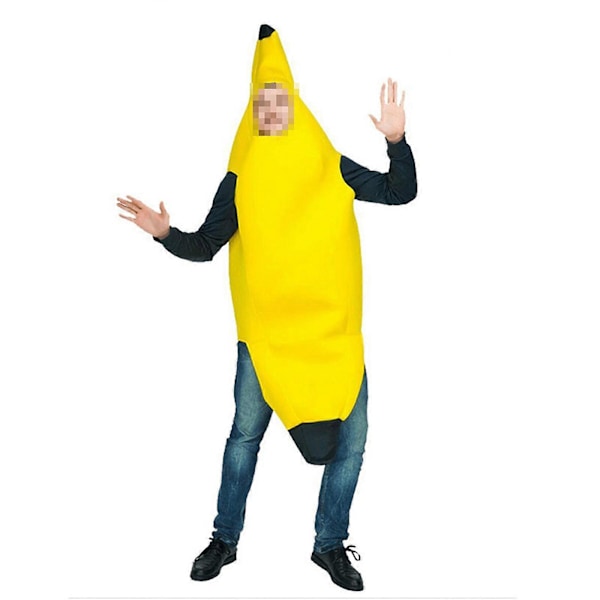 Banan Kostyme for Unisex Voksen Deluxe Halloween Utkledning for Fest Rollespill Utendørsaktivitet