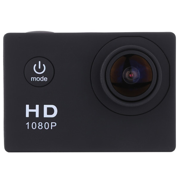 Uppgraderad 2,0\" HD 1080P Sportkamera Actionkamera DV-kamera Go Car Cam Pro svart
