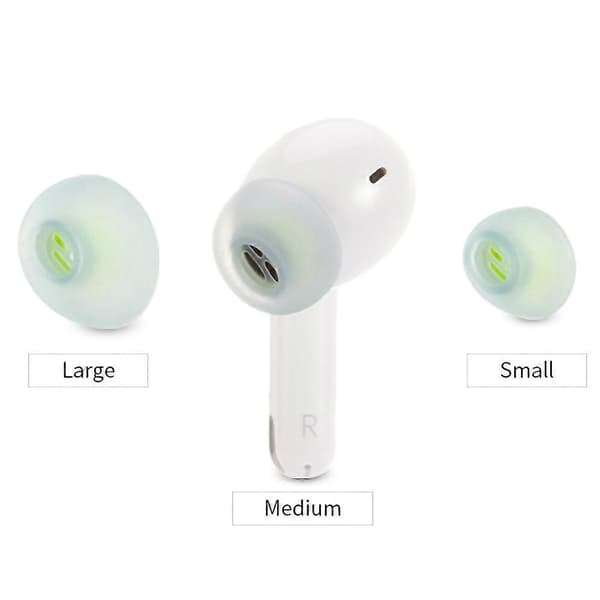 Fsw 6st Silikone ørepropper til Oneplus Buds Pro2 Hovedtelefoner Ørepropper Buds Pro 2 Tws Propper Fiil Cc Pro2 Hovedtelefoner Ørepropper sort SML each 1pair