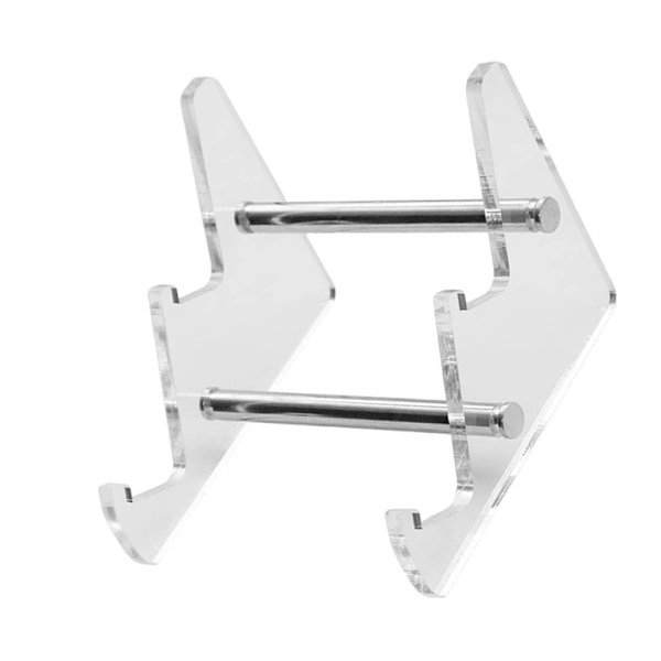Keyboard Storage Rack Removable Clear Acrylic Elevation Tilt Mechanical Keyboard Display Stand Home 2 Layers