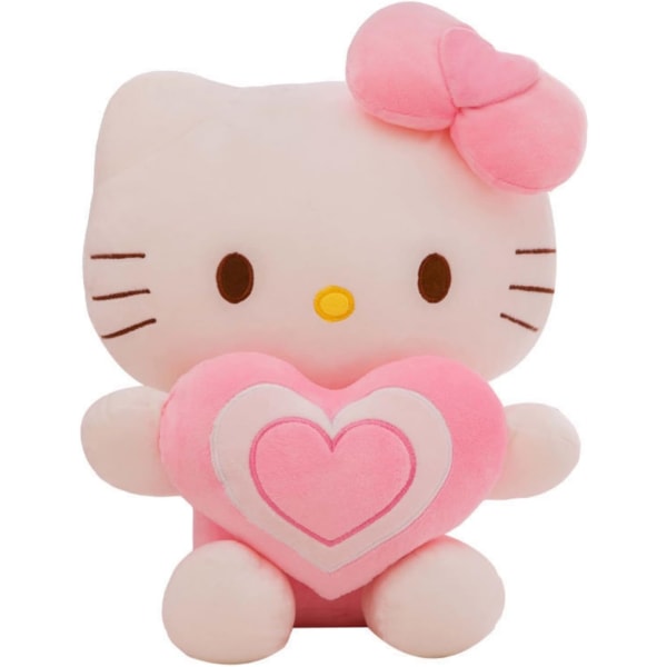 11,8 tums söta Hello Kittys plyschleksaker, heminredning baby , gosedjur gosedjur, alla hjärtans födelsedagspresent. (Rosa) White,3XL