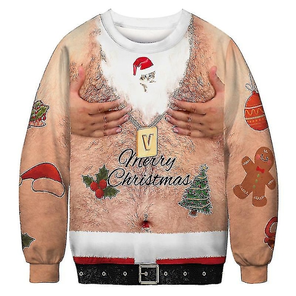 Herre Stygg Julegenser Nyhet 3d Unisex Julegenser Størrelse