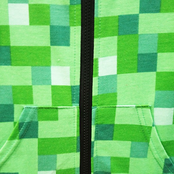 Minecraft-klær til barn, Minecraft Creeper JJ Monster mosaikk Halloween-klær cosplay 623+Ordinary headgear 160cm