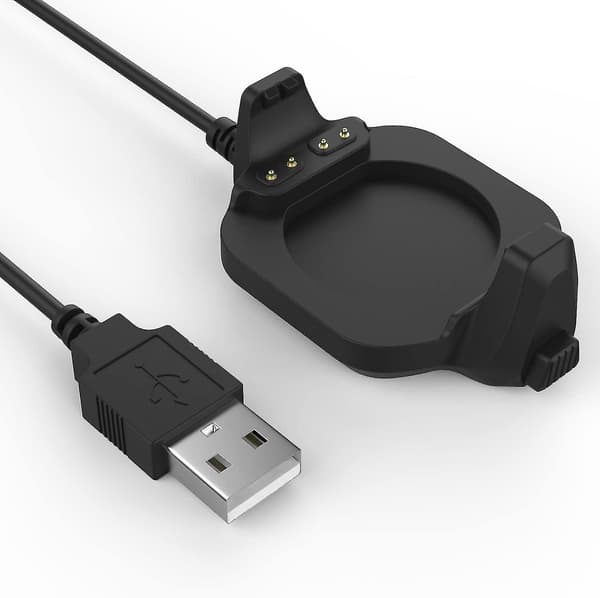 Ladestation kompatibel med Garmin Forerunner 920xt, USB Data Sync Ladeholder Dockingstation med 1 m ladekabel