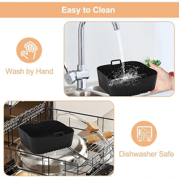 Philips Silicone Mold Airfryer Accessory Compatible with 3000 Series Dual Basket 2-pack