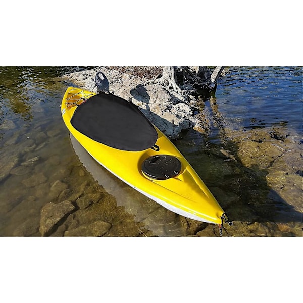 UV60+ 420D Oxford Kajak Cockpit Cover Justerbar Dammsäker Vattentät Kanot Sitsöverdrag (XL: 53.5*26.6 tum)