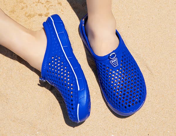Unisex Clogs Sko Casual Hjemmesko Hurtigtørrende Sandaler Blå Blue 41