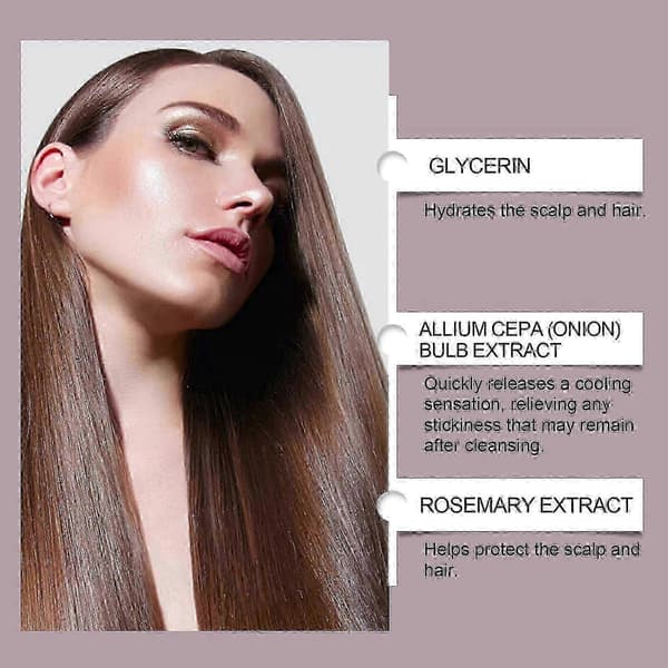 Rødløg Balsam Sortkommenolie til hår Anti-skæl Hårbalsam Hovedbundsrens