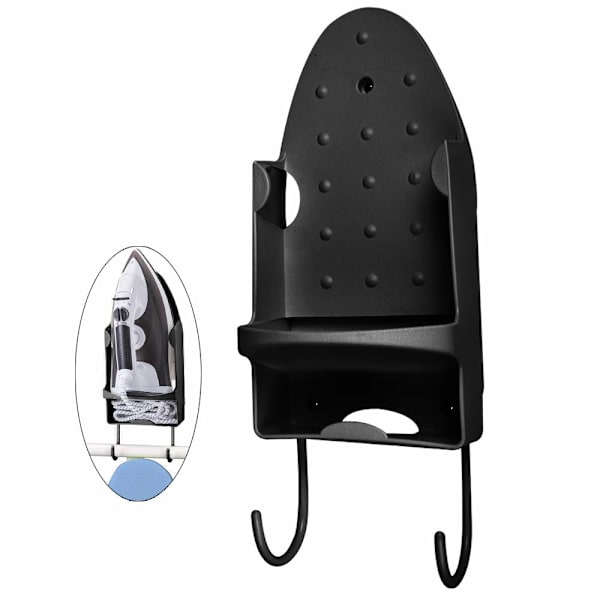 Iron Holder Wall Mount, for Max 5 inch Width, Black