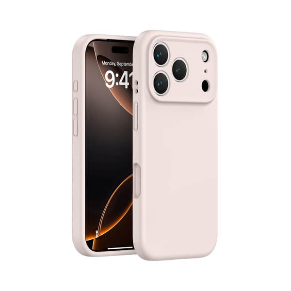 iPhone 17 Pro Case - Matte Black with Camera Protection - Durable and Stylish Protection Pink