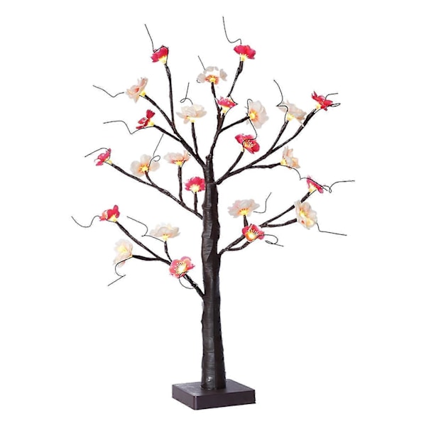 Dekorativ Blomträd Ljusbordlampa Kreativ Semester Sovrum Inomhus Barnpresent Ledlampor