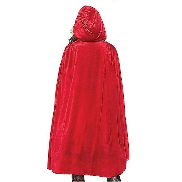 Halloween jul juldekorationer högkvalitativ version s-3xl plus storlek kappa rödluvan kläder M