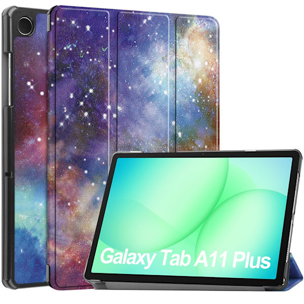 Samsung Galaxy Tab A11 Plus Deksel Tri-fold Stjernehimmel