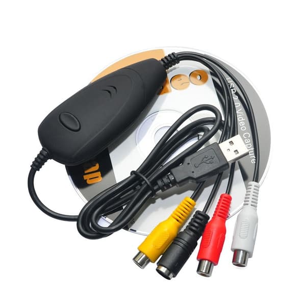 Video Grabber VHS Analog Digital Versjon 2022 | Windows 11+ Ny programvare | USB 2.0 Capture VHS-konverterer | Konverter gamle videobånd til Mpeg Digi