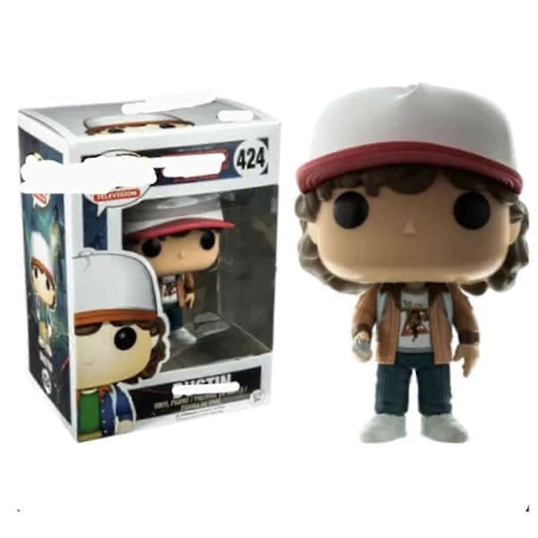 Stranger Things Wheeler Hunter Vinylfigur Dustin 2, Samlarobjekt TV-karaktär Modell Leksakspresent för Fa