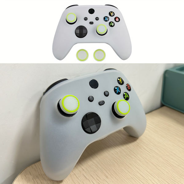 Xbox Series-kontroll Silikonöverdrag Series S/X-kontroll Skyddande överdrag med knapplock Luminous