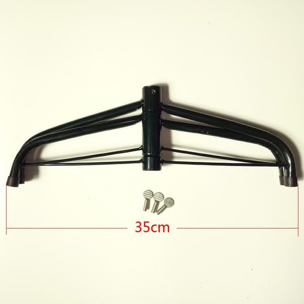 Juletræsfod, 35 cm foldbart metalstativ