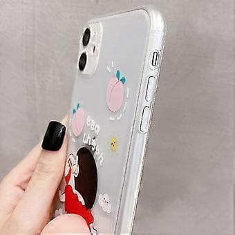 SZTXJ 2 Pcs Phone Case, For iPhone 13 Creative Decompression Three-dimensional Mobile Phone Case 3D Funny Cute Soft Silicone Squeeze Puppy Butt Stress