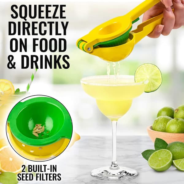2-i-1 Sitron Lime Press Håndjuicer