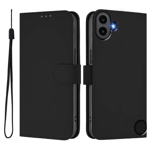 Ensfarvet PU-etui til Nothing CMF Phone 1 Black