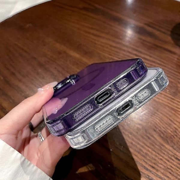 Magnetic Case for iPhone 14 Pro Max Compatible with MagSafe Alloy Lens Frame TPU+PC Phone Case -Sy -Sy Blue iPhone 14 Pro Max Blu iPhone 14 Pro Max