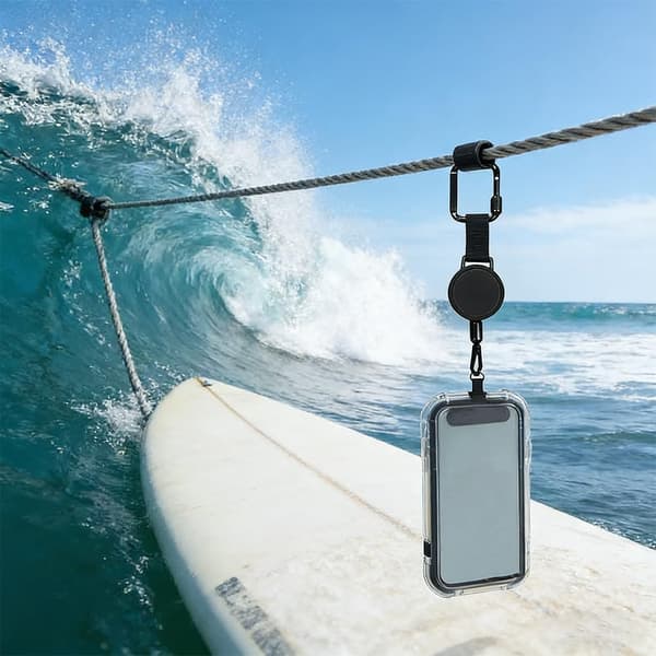 2/3-pack Retractable Anti-theft Phone Lanyard, Adjustable Phone Holder for Skiing and Outdoor Use 3-pack
