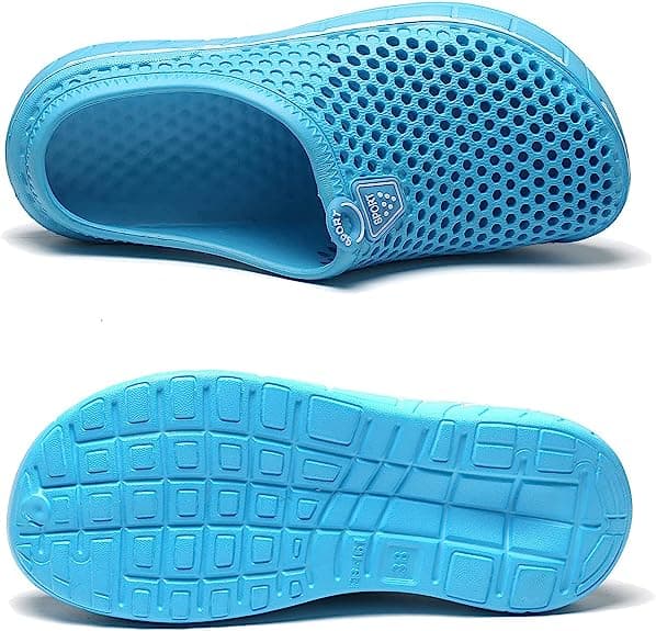 Unisex Clogs Sko Casual Hjemmesko Hurtigtørrende sandaler Lyseblå Light blue 41