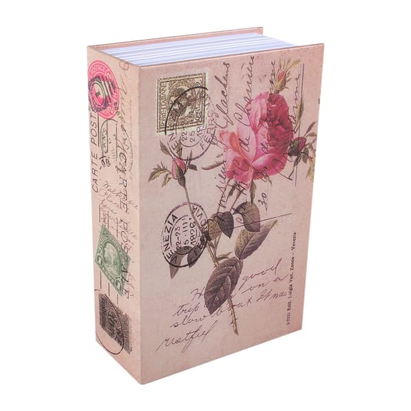 Rose Diary Secret Security Box Lås Kassaskåp för Pengar Kontanter Smycken