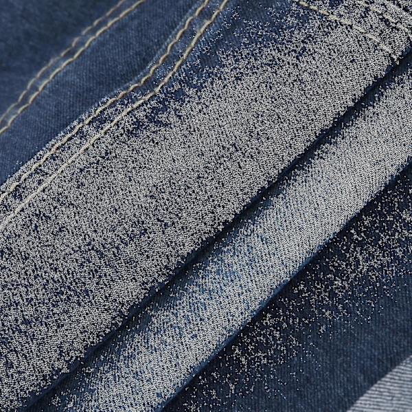 Män Casual Mode Solid Bröstficka Denim Shorts Rak Typ Overaller - B