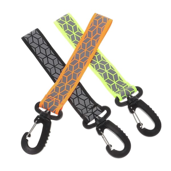 3 Pcs Reflective Pendants Keychains High Visibility Reflective Tags Reflective Safety Keychains For Backpacks Running And Cycling