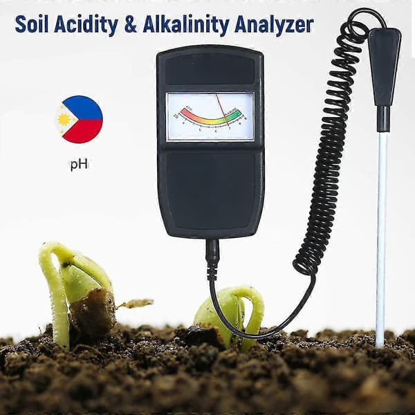 Soil pH Meter Soil Test Kit Soil Acidity & Alkalinity Analyzer Acidity Meter Probe Detachable for In