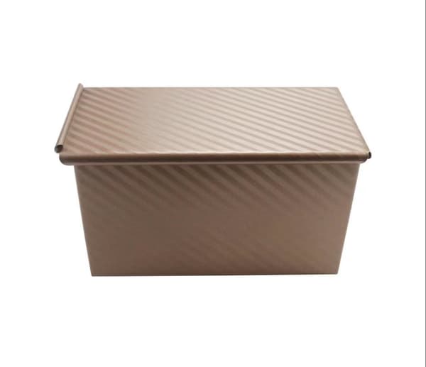 Pullman brødform med låg til bølget brød med låg (21,5 x 12 x 11 cm)