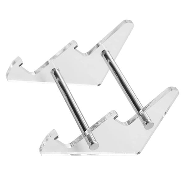 Keyboard Storage Rack Removable Clear Acrylic Elevation Tilt Mechanical Keyboard Display Stand Home 2 Layers