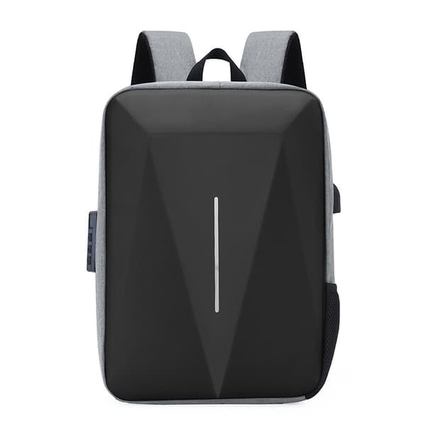 Hard-shell protective backpack for storing all Starlink Mini accessories; anti-theft, waterproof travel case. grey