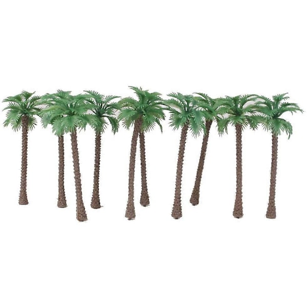 40 st Coconut Palm Modeller / Scenmodell Plast Artificiell Layout Regnskog