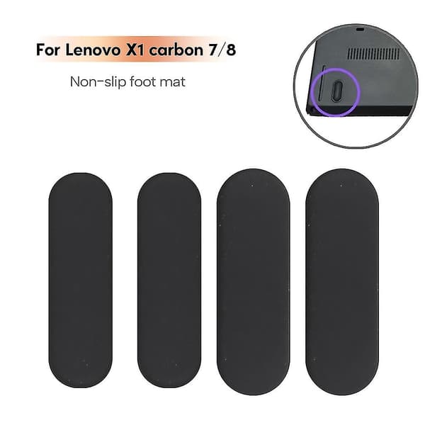 4 stk. erstatningsgummifødder til Lenovo Thinkpad X1 Carbon 7. generation 8. X1c 2019 2020