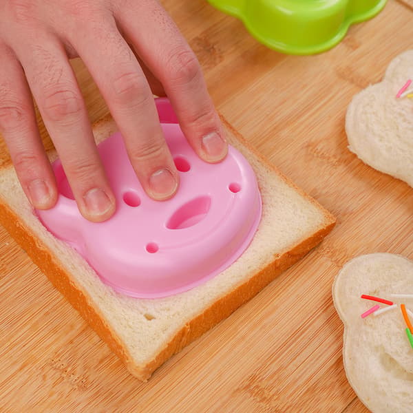 4-pack Form, skärverktyg för bröd, frukt, grönsaker