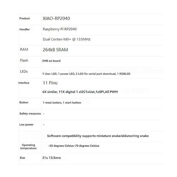 2 XIAO RP2350 Arm -M33 ja Hazard3 RISC-V RAM -mikrokontrollerille, hitsaukseen