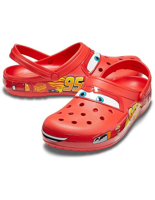 Unisex Vuxen Pixar Bilar McQueen Träskor röd red 36