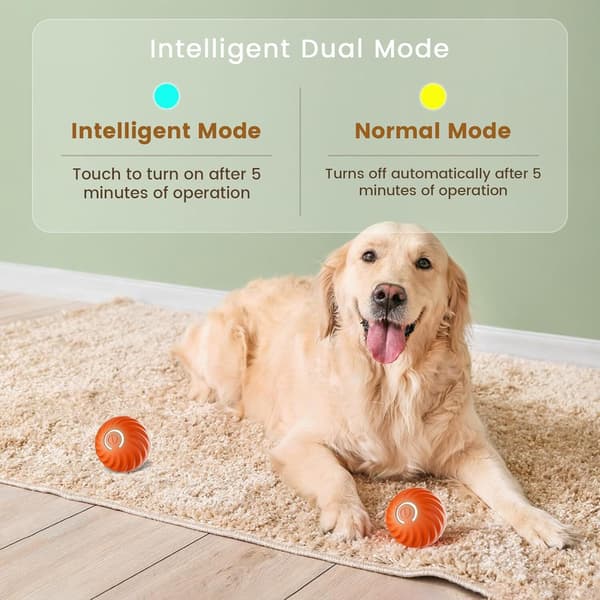 Interactive Dog Toy Dog Ball, Durable Active Rolling Ball Wicked Ball