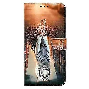 For Samsung Galaxy A16 5G/4G Case Magnetic Closure 3D Pattern Leather Wallet Phone Case (Style J)