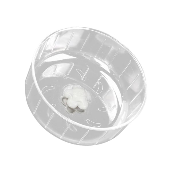Hamsterhjul 17 cm Stille Gennemsigtigt Hamster Løbehjul Legetøj til Små Kæledyr Guldhamster Gerbil