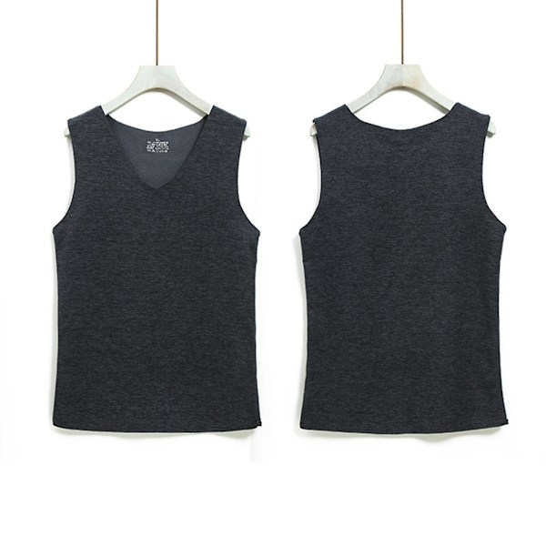 Blød Silke Patch Termisk Vest Termisk Tank Top Let Sömlös Opvarmningsvest Dobbeltsidet Børstet Ærmeløs Camisole