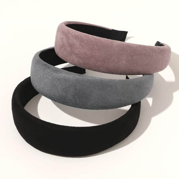 Hårbånd til kvinder - Trendy hårbånd til kvinder, hårbånd til piger, søde sorte, lyserøde og grå hårbånd, gaver til kvinder.