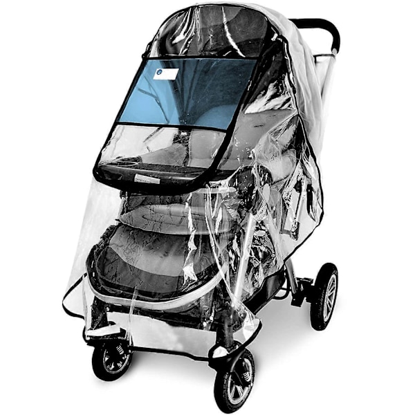 Vagn Regnöverdrag, Universal Vagntillbehör, Vattentätt, Vindtätt Överdrag, Skyddar Mot Damm och Snö, Baby Reseväderöverdrag