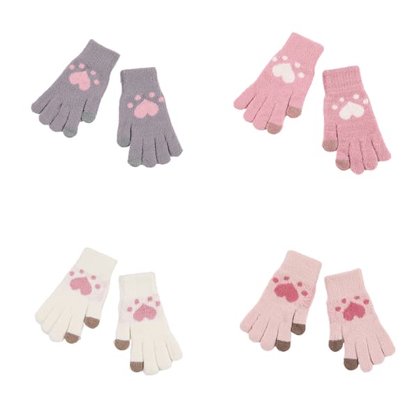 Håndvarmer Hold Varmen Cover Varme Handsker Dame Accessorie White